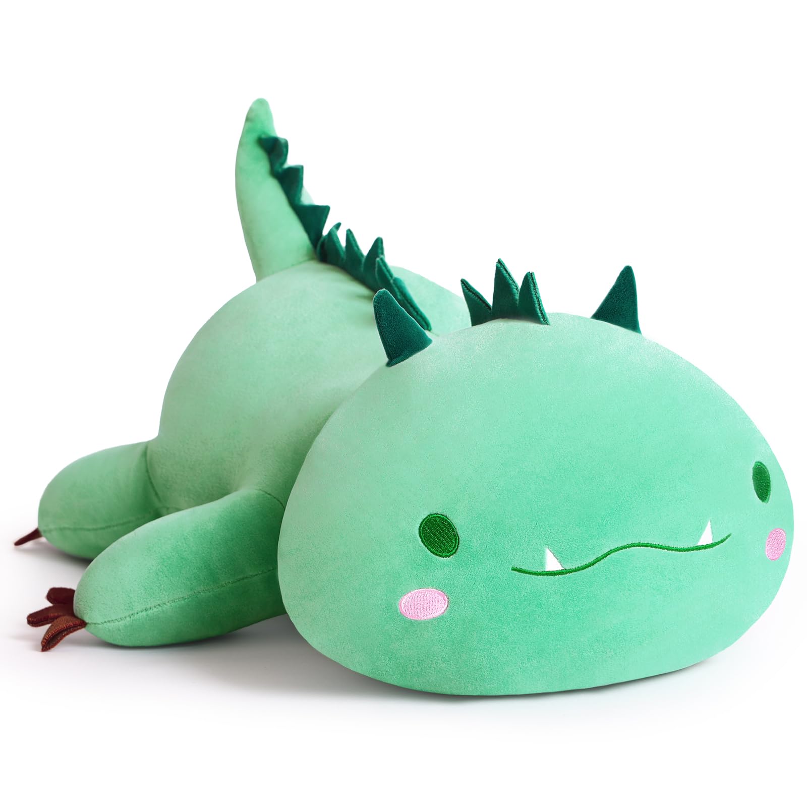 Snowolf Cute Dinosaur Plush Pillow Soft Dino Stuffed Animal Kawaii Plushie Toy Hugging Pillow Great Gift For Kids And Adult Birt